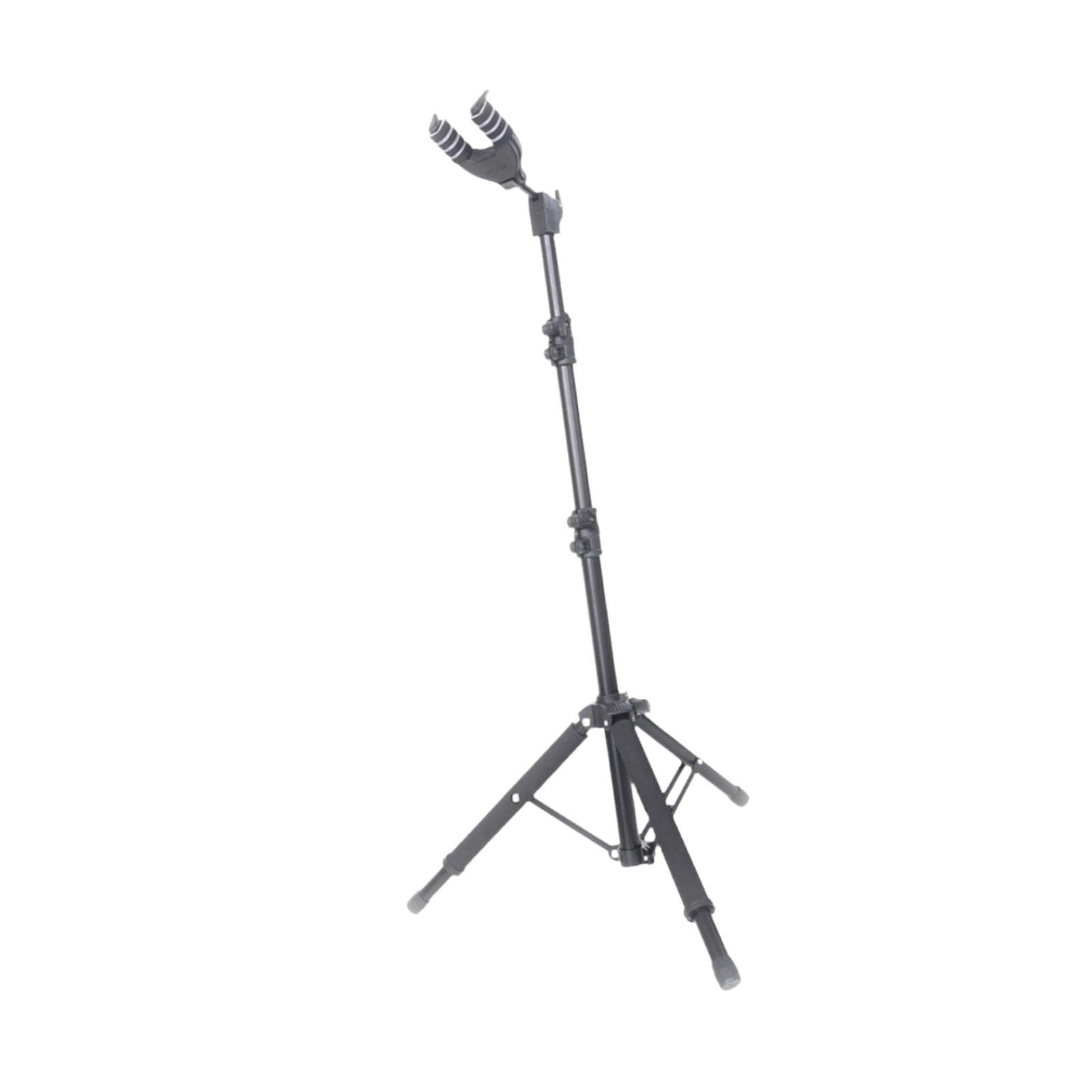 Fenteer Soporte de Guitarra Eléctrica, Trípode con Soporte para Mástil, Accesorios, Soporte de Suelo Plegable, Soporte para Guitarra Acústica