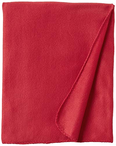 12 Pack Wholesale Soft Comfy Fleece Blankets - 60" x 50" Cozy Throw Blankets (Red)