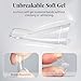 krofaue 600PCS Half Cover Coffin Nail Tips - Acrylic Nail Tips 12 Size Clear False Nails Tips with Box for Nail Salons and Home DIY (Clear)