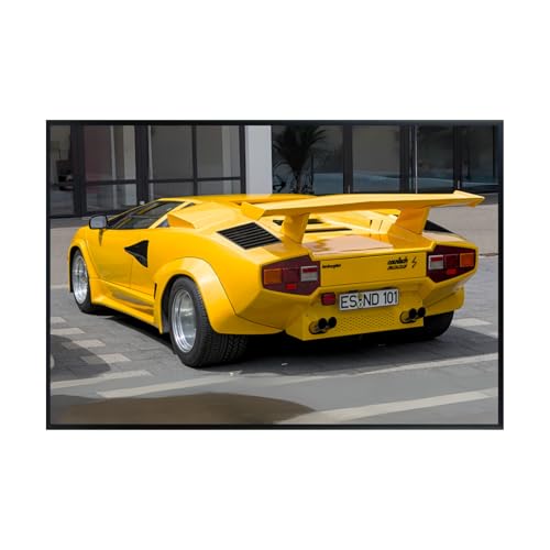 Blessed Posters Lamborghini Countach Poster Exotic Car Wall Art Classic