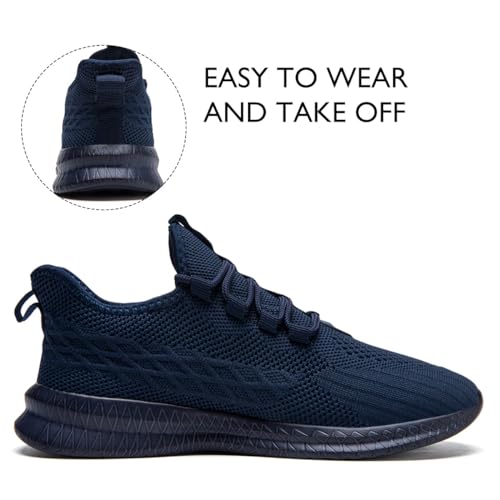 Image of Mens Running Tennis Casual Walking Shoes Fashion Athletic Gym Sports Sneakers for Men Breathable Lightweight Comfortable Shoes