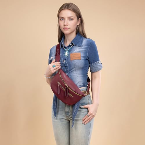 Image of Montana West Crossbody Bags for Women Bum Bag Sling Purse with Adjustable Strap