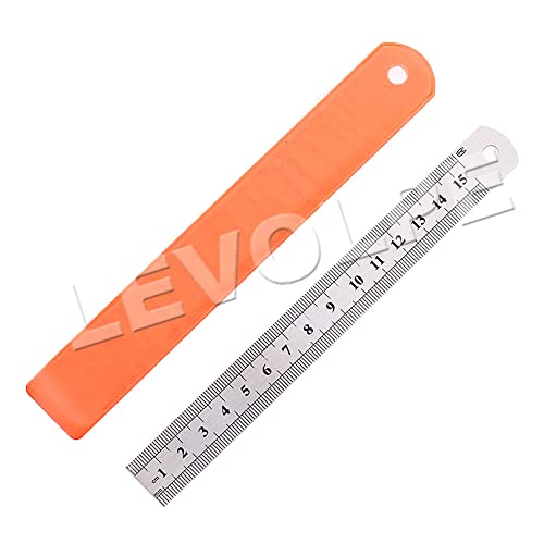 Régua Aço Inox 15 Cm Patchwork Artesanato Scrapbook