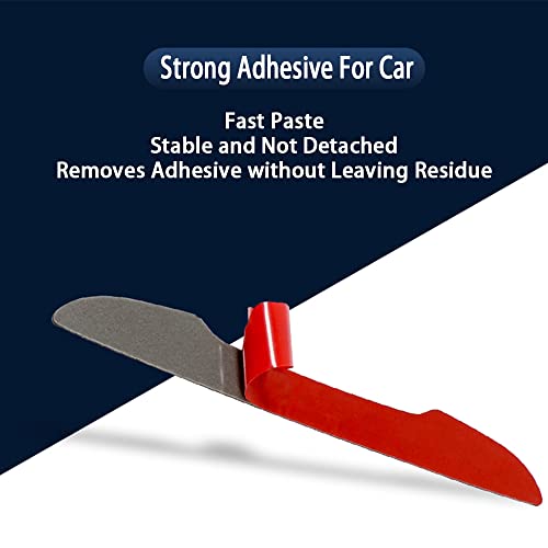 Image of Anti-Scratch Protector Trim,Carbon Fiber Emblem Door Open Rearview Mirror Shell Protector Side Mark Stickers Decals Badge Labeling Sports Decoration Lossless Installtion Accessories 6 Packs