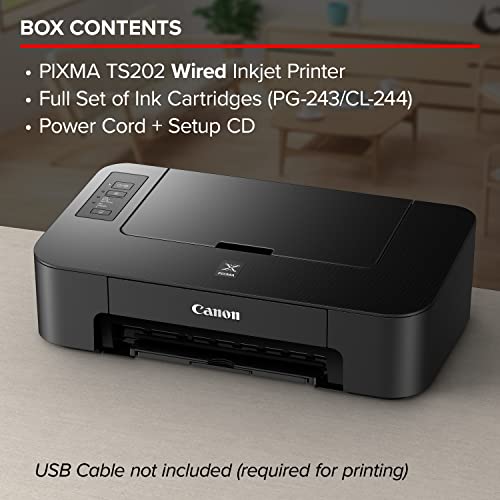 Canon Ts202 Inkjet Photo Printer, Black #TOP4