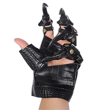Amazon.co.jp: [jbluelover] ハロウィン コスプレ手袋 爪付き