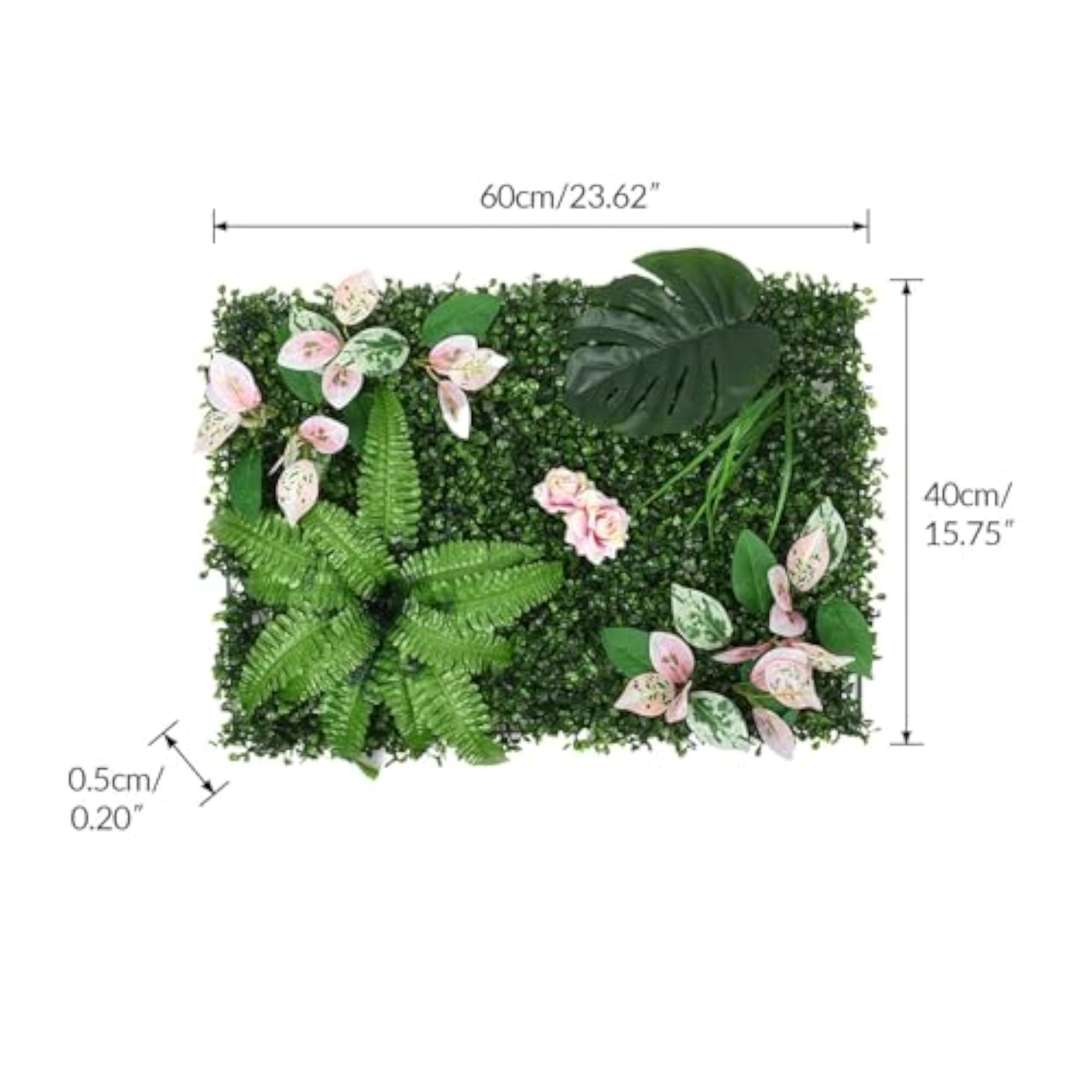 Artificial Plant Panel for Wedding Backdrop, DIY Decor