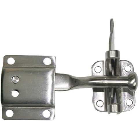 Ultra Hardware 35941 Auto Adjust Gate Latch, Stainless Steel Cover