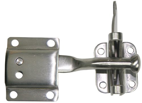 Ultra Hardware 35941 Auto Adjust Gate Latch, Stainless Steel
