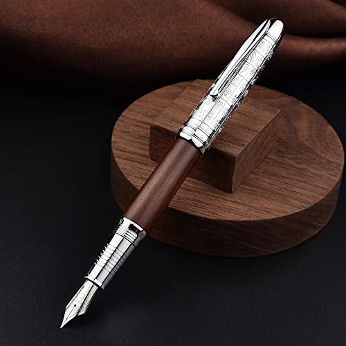 Asvine RSGS97XV Hongdian 6016 Natural Wood Fountain Pen thumb #1