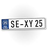 DankeDir! Sexy 25 Jahre Kunststoff Schild Jahre - Geschenk 25. Geburtstag, Geschenkidee Geburtstagsgeschenk Fünfundzwanzigsten, Geburtstagsdeko/Partydeko/Party Zubehör/Geburtstagskarte