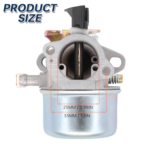 ZAMDOE 498965 Carburetor Compatible for Briggs and Stratton Quantum Engine Lawn Mower Engine Replace 498965 494216 493422 494971 with Gasket Air Filter Spark Plug - Image 2