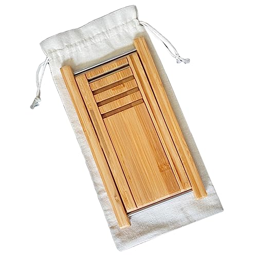 ifundom Einstellbarer Klappbarer Gitarrenhocker Aus Holz Mit Tragetasche Praktischer Und Tragbarer Fußschemel Für Musiker Für Lange Spielstunden Und Vielseitige Nutzung