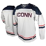 Genuine Collective UCONN Huskies NCAA Hockey Jersey, White