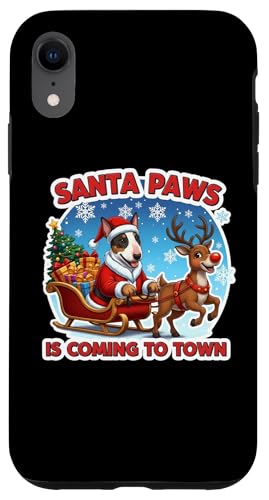 Santa Paws Is Coming To Town �N���X�}�X �u���e���A �� �N���X�}�X �X�}�z�P�[�X iPhone XR �p