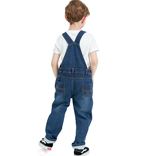 Grandwish Boys Casual Denim Bib Overalls 6 #TOP2