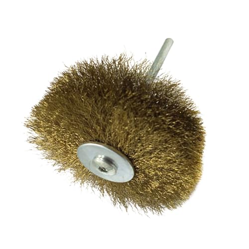 ULTECHNOVO Cepillo de Rueda de Alambre de Acero para Herramientas Rotativas Accesorio Abrasivo para Desoxidar Pulir y Limpiar Superficies Metálicas Resistente y Duradero para Curvas y