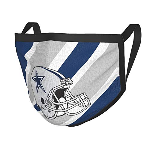 VF Classic Football Team Logo Cloth Dust Mask Face Bandana Reusable and Washable Balaclava for Men Women, Cowboy, 195