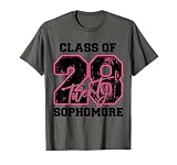 Class of 2028 Sophomore High School Back 2 School 10th Grade T-Shirt