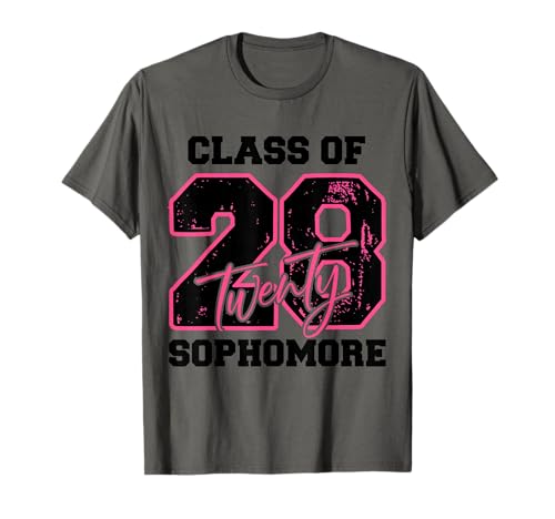 Class of 2028 Sophomore High School Back 2 School 10th Grade T-Shirt