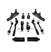 PartsW 12 Pc Tie Rod End Sway Bars Upper & Lower Ball Joints Suspension Kit for 1996-2002 TOYOTA 4RUNNER