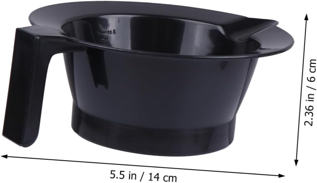 FRCOLOR 24pcs Hair Dye Bowl Handle Mixing Bowls for Salon and Home Use Featuring Unique Scale for Accurate Measurements Convenient for Men and Women