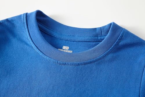 Image of Cadidi Dinos Boys Short Sleeve Shirt Kids Crewneck T-Shirts Top Girls Tee