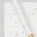 RUSPEPA Wrapping Paper Roll - White and Gold Foil Pattern for Wedding,Birthdays, Valentines, Christmas - 5 Roll - 30 inches X 10 feet Per Roll