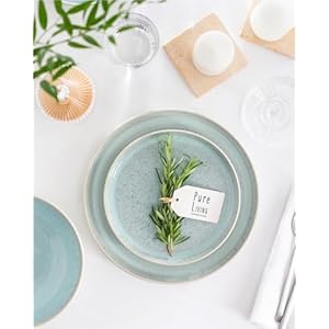 32piecedinnerwaresetsfor8modernstylestonewaredinnerwaresetscratchresistantdishwashersafeplatesandbowlssetsceramicdishsetbowlandplatesetbeigeandblue Urban Country Home Decor 32 piece dinnerware sets for 8 modern style stoneware dinnerware set scratch resistant dishwasher safe plates and bowls sets ceramic dish set bowl and plate set beige and blue urban country home decor