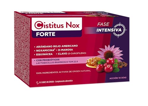 Cistitus Nox Forte avec probiotiques confort urinaire en 10 sticks