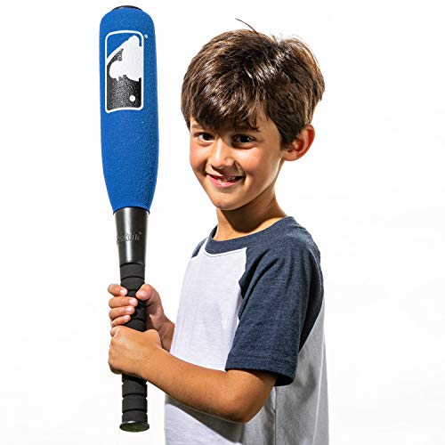 Franklin Sports Mlb Kids Foam Baseball Bat + Ball Set - Jumbo Oversize Toy Bat + Foam Ball For Kids + Toddlers - Blue - 24" #TOP5