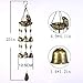 Gardenvy Bird Nest Wind Chime, Bird Bells Chimes with 12 Wind Bells for Glory Mother’s Love Gift, Garden Backyard Church Hanging Decor, Bronze