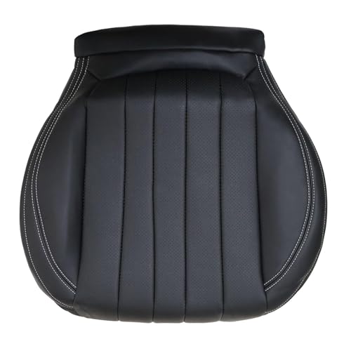 Check Cushions in Rear for Soiling or Discoloration - 2023 Mercedes-Benz S-Class Maybach 4 GXARTS Front Driver Or Passenger Side Bottom Seat Cover Microfiber Leather Black Compatible with Mercedes Benz E300 E350 E400 E450 2017 2018 2019 2020