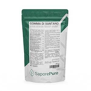 XANTHAN GUM in poeder – Ideaal voor ijs, sauzen, toppings, sorbets, gels, pizzadeeg – 100% puur – 250gr