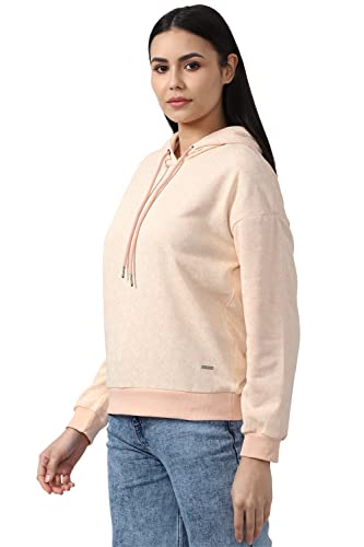 Image of Van Heusen Cotton Blend Women Hooded Sweatshirt