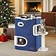 YITAHOME Katzenhaus Indoor, Katzenbett für Indoor-Katzen, Katzentonne, Katzenhöhle, Kratzbaum Klein mit Plattform, Katzenmöbel, Katzenbett Höhle, katzenhöhlen, Katzenbetten (Blau)