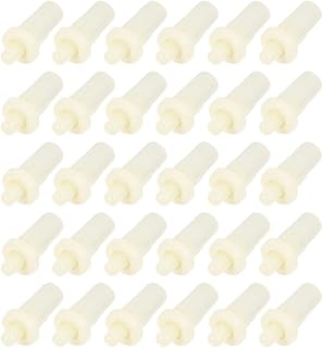 DOITOOL 40 Pcs Shutter Repair Pins Spring Loaded Repair Pins Replacement Repair Pins Plantation Shutter Pins for Windows Use White