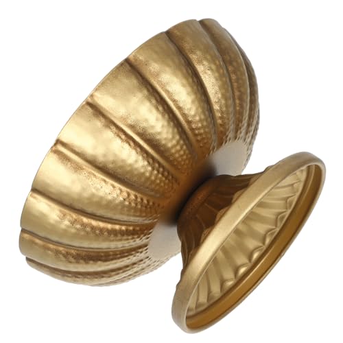 PRETYZOOM Iron Vase Vintage Style Planter for Garden Front Door Balcony Decor Roman Flowerpot Wedding Party Decoration