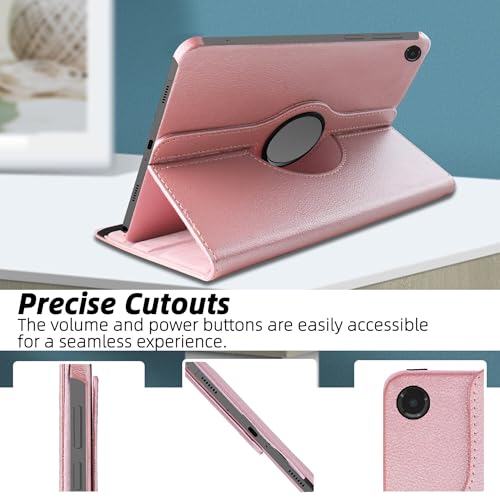 Image of TGK 360 Rotatable Flip Cover for Samsung Galaxy Tab A11+ Plus 11 Inch 2025 Case /Galaxy Tab A9 Plus 2023 (Rose Gold)