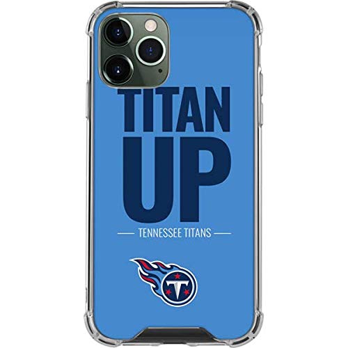 Skinit Clear Phone Case Compatible with iPhone 12 Pro Max - Officially Licensed NFL Tennessee Titans Team Motto Design