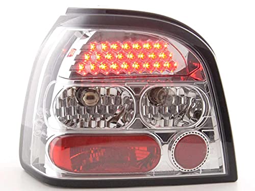 Feux arrière pour V. Golf 3 1991-1997 chrome LED design exclusif