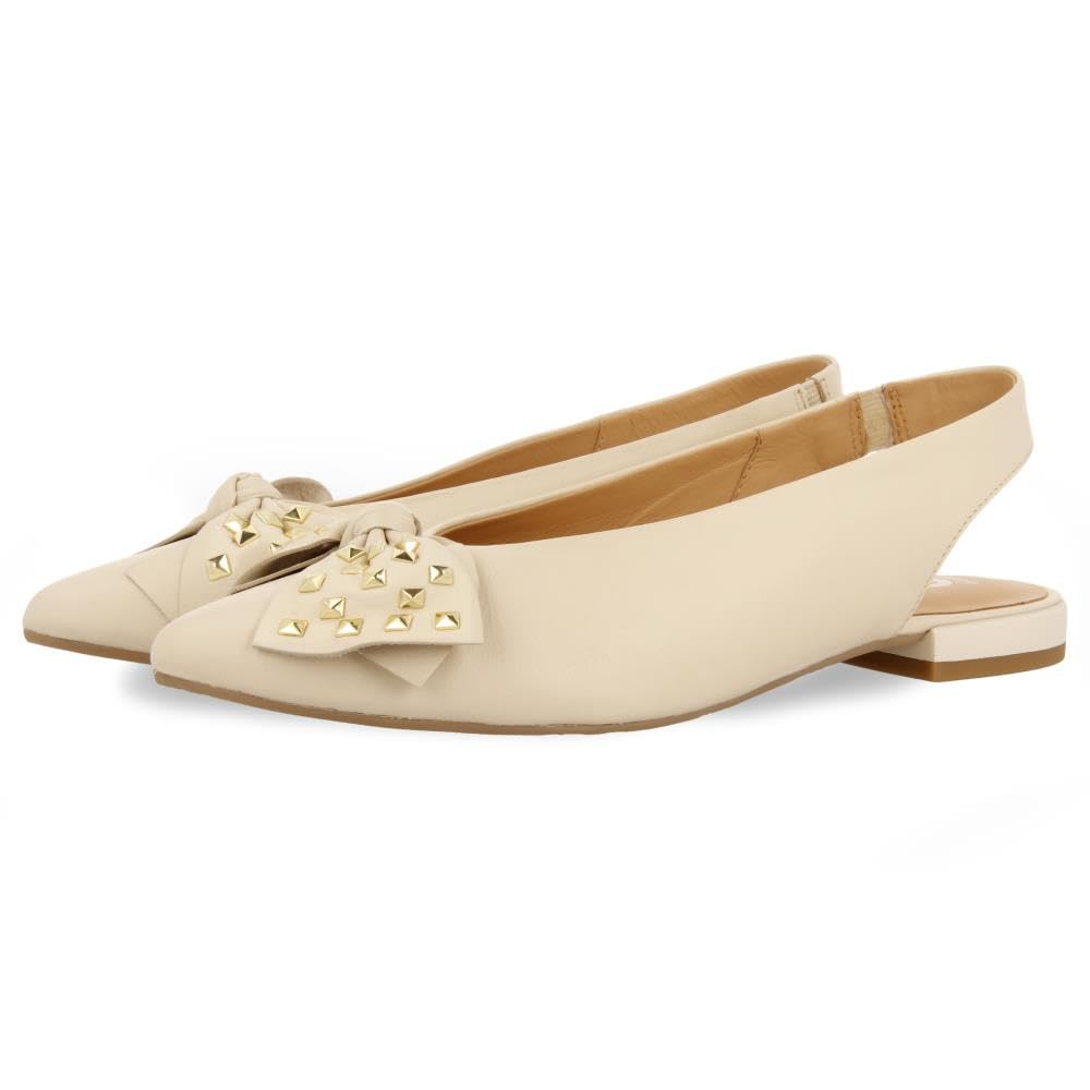 GIOSEPPO Women's Kallmet Flat Ballet, Ivory, 4 UK