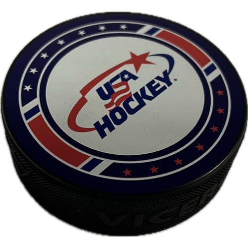 Miracle on Ice U.S. United States Hockey Logo Puck -