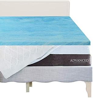 Memory Foam Mattress Topper Twin XL Size, Super Soft 2 Inch Thick, Twin