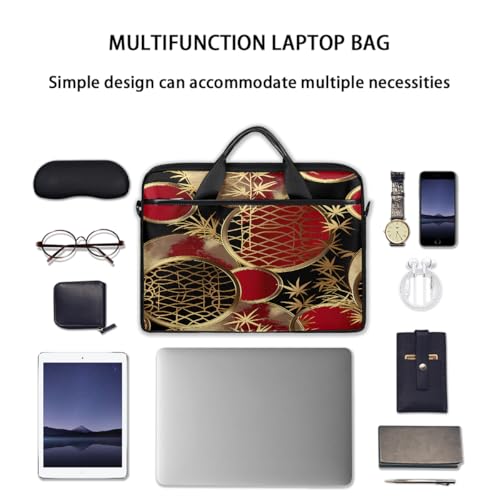 Bolso para Laptop con Patrón Geométrico Japonés 15 Pulgadas miniatura 7