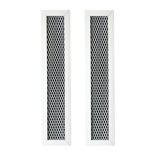 Image of 2 Pcs Microwave Charcoal Filter Mesh Replacement Compatible with GE PVM9005SJ1SS, PVM9005SJ2SS, PVM9005SJ3SS, PVM9005SJ4SS, PVM9005SJ5SS