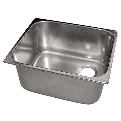 Osculati Edelstahl Spüle rechteckig 175 x 325 mm Cover