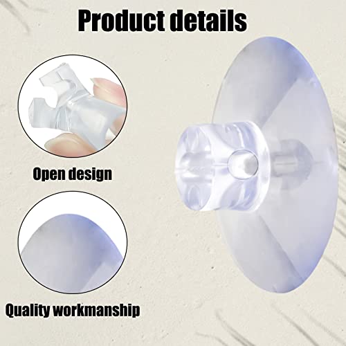 Sankoly 4 Pcs Bathroom Shower Caddy Connectors Suction Cups Pvc Heavy Strength Clear Sucker Without Hooks For Regular Shower Caddy Basket Christmas Light #TOP1