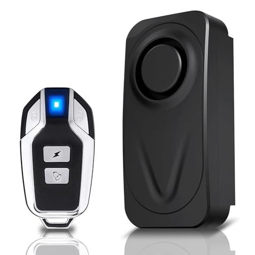 Système d'alarme de vélo avec télécommande, 110-130 dB, étanche, antivol avec télécommande, système d'alarme pour moto, scooter, vélo