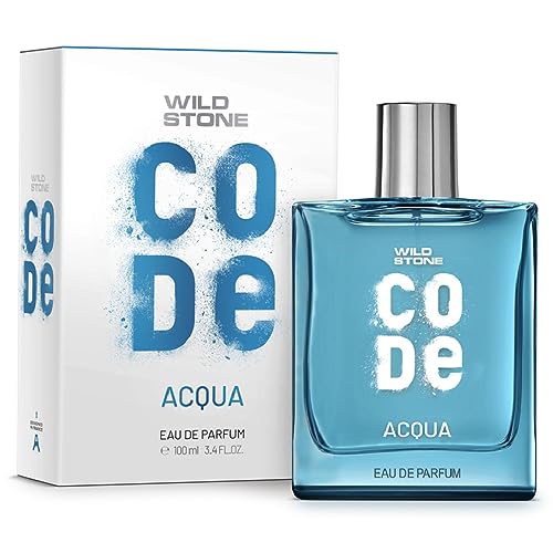 Wild Stone CODE Acqua Perfume for Men, 100ml l Long-Lasting Eau D...